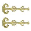 Adonai Hardware Betharabah Solid Brass False Hinge Front (Supplied as 2 Pieces per Pack) view 1