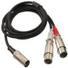 CablesOnline 6ft Dual-XLR Female to 5-Pin Din Male Professional Premium Audio Cable for Bang & Olufsen, Naim, Quad...Stereo Systems (BO-906) view 1