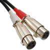 CablesOnline 6ft Dual-XLR Female to 5-Pin Din Male Professional Premium Audio Cable for Bang & Olufsen, Naim, Quad...Stereo Systems (BO-906) view 3