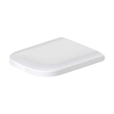 Seat and cover Happy D.2 white hinges ss with SoftClose