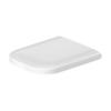 Seat and cover Happy D.2 white hinges ss with SoftClose view 1