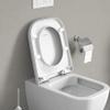 Seat and cover Happy D.2 white hinges ss with SoftClose view 4