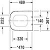 Duravit Happy D.2 Toilet Seat 0064610000 White view 4