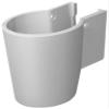 Duravit 0858340000 Half Pedestal Starck for Washbasins, White view 1