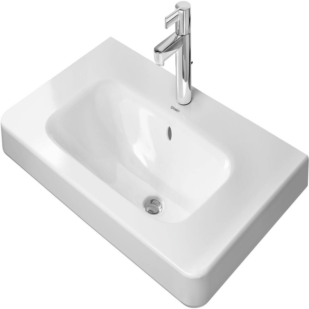 Furniture basin 80 cm DuraStyle white with OF. with TP 1 TH