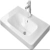 Furniture basin 80 cm DuraStyle white with OF. with TP 1 TH view 1