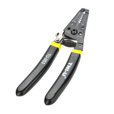 TU-053 Milling Tooth Wire Stripper Cutter Peeling Pliers Professional Electricians Tools 20-10AWG