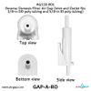 Reverse Osmosis Filter Air Gap (Inlet and Outlet fits 3/8-in OD poly tubing and 5/8-in ID poly tubing; AG110-001, KIT S-A, GAP-A-RO) view 4