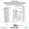 Reverse Osmosis Filter Wall Mount Air Gap (Inlet fits 1/4-in OD poly tubing, Outlet fits 3/8-in OD or 5/8-in ID poly tubing; AG110-003, KIT S-C, GAP-A-RO) view 2