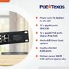 PoE Texas - PoE Injector - 12 Port Gigabit Passive Midspan Injector with 48V 120 Watt UL Power Supply - Power Over Ethernet for 802.3af or at (PoE+) Devices VoIP Phone, WiFi Access Point, IP Camera view 3