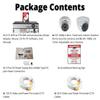 Evertech 8 Channel High-Definition DVR with 8 pcs 1080p HD Dome Cameras 1TB HDD Security Surveillance System view 2