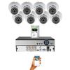 Evertech 8 Channel High Definition Surveillance System with 8 Indoor Outdoor Dome Security Cameras 2TB Hard Drive view 1