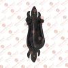 Adonai Hardware "Alammelech Antique Cast Iron Door Knocker - Black Powder Coated view 3