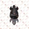 Adonai Hardware "Alammelech Antique Cast Iron Door Knocker - Black Powder Coated view 4
