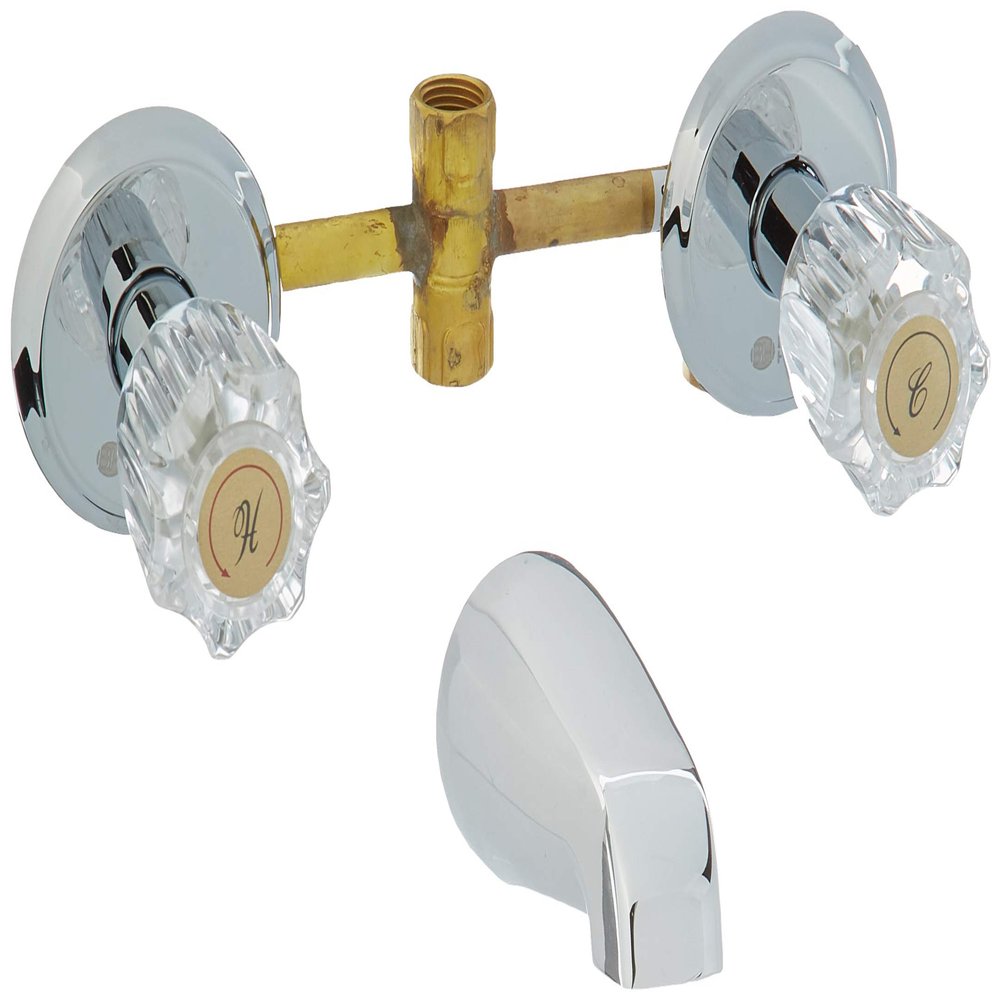 MINTCRAFT GU-TQOB015CP Tub Only 2 Handle, Chrome