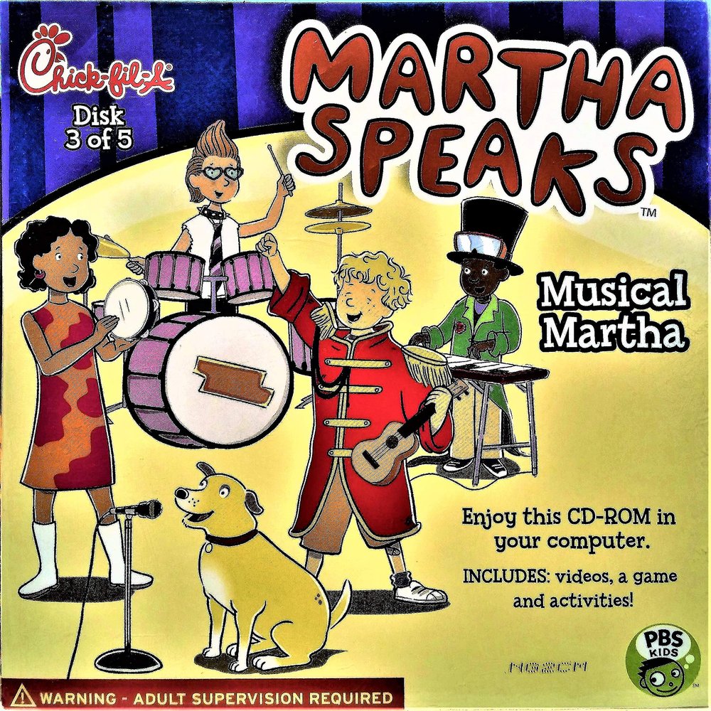 Chick-fil-a Martha Speaks CD-Rom - Musical Martha