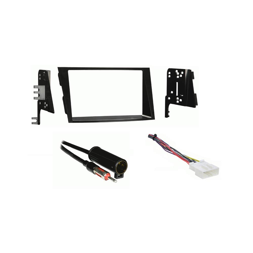 Harmony Audio Compatible with Subaru Outback 2010 2011 2012 2013 2014 Non NAV Double DIN Stereo Harness Radio Install Dash Kit