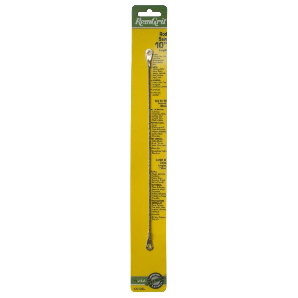 Disston E0406181 Remgrit Carbide Grit Rod Saw Blades, Fine Grit, 10 x .100-Inch