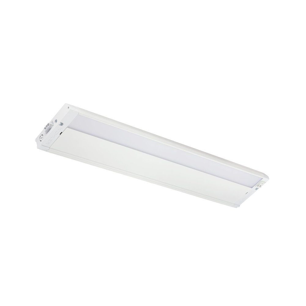 Kichler 4U Series 22" 120V LED Under Cabinet Light in White, 3000K, (22" L x 4.5" W x 1"H), 4U30K22WHT