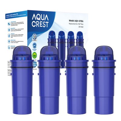 AQUA CREST Water Filter Replacement for Pur Plus Filter PPF951K, 4 Pack