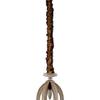 Espresso Brown Designer Cords Shantung Dupioni Silk Chandelier Chain Cover 6 ft Long view 1