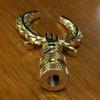Royal Designs, Inc. Laurel Wreath Lamp Finial for Lamp Shade, 2.5 Inch, Polished Brass - Set of 2 view 3