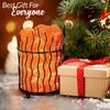 Himalayan Glow Pillar style Salt Basket Lamp with salt chunks, Himalayan Salt lamp with Touch Dimmer Control, Amber Glow, Idle for Home, Offices, and Dorm Decor view 3