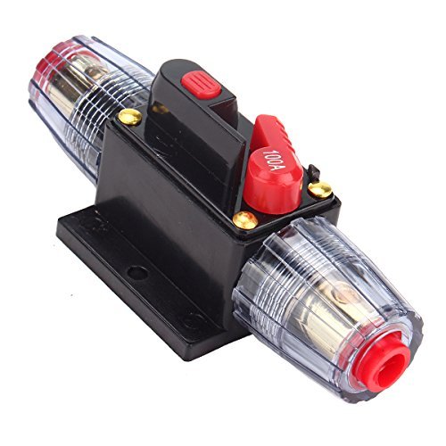 DC 12V 100A Car Amplifier Audio Stereo Current Circuit Breaker Inline Fuse Protector