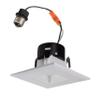 NICOR Lighting 3 inch White Square LED Recessed Downlight in 4000K (DQR3-10-120-4K-WH-BF) view 2