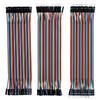 ELEGOO 120pcs Multicolored Dupont Wire 40pin Male to Female, 40pin Male to Male, 40pin Female to Female Breadboard Jumper Ribbon Cables Kit Compatible with Arduino Projects view 1