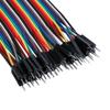 ELEGOO 120pcs Multicolored Dupont Wire 40pin Male to Female, 40pin Male to Male, 40pin Female to Female Breadboard Jumper Ribbon Cables Kit Compatible with Arduino Projects view 2