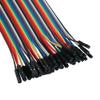 ELEGOO 120pcs Multicolored Dupont Wire 40pin Male to Female, 40pin Male to Male, 40pin Female to Female Breadboard Jumper Ribbon Cables Kit Compatible with Arduino Projects view 3