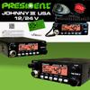 President Johnny III USA 40 Channel CB Radio 12 or 24V, Black view 3