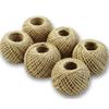 Jute Twine for Crafts, Butcher String, or Garden- 6 Roll Value Pack 220 Ft Per Roll view 1