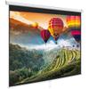 Pyle Manual Pull-Down Projector Screen - Universal 72-inch Roll-Down Retractable Manual Projection Screen w/ Auto-Locking, Adjustable Screen Height, Black Masking Border - 42.5" x 56.6" PRJSM7206 view 1