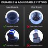 Shower Head Water Saver Black - The 4 Inch High Flow Wall Mount Bathroom Showerhead Nozzle For Low Water Pressure Showers, 2.5 GPM - Oil-Rubbed Bronze view 4