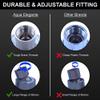 Aqua Elegante High Pressure Showerhead Brushed Nickel - Best Wall Mount, Bathroom, RV Shower Head For Low Flow Showers, 2.5 GPM - Brushed Nickel view 4