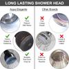Aqua Elegante High Pressure Shower Head Bronze - Best Pressure Boosting, Wall Mount, Bathroom Showerhead For Low Flow Showers, 2.5 GPM - Oil-Rubbed Bronze view 3