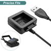 Kissmart 2-Pack Charger for Fitbit Blaze Smart Fitness Watch (3.3ft/1m) view 3