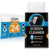 Screen Cleaner Wipes by iCloth  Individually Wrapped  Travel Size  Streak-Free (24 Large Wipes) view 1