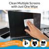 Screen Cleaner Wipes by iCloth  Individually Wrapped  Travel Size  Streak-Free (24 Large Wipes) view 4