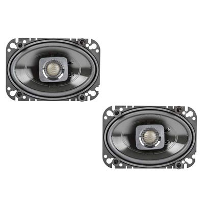 Polk Audio DB462 DB+ Series 4" x 6" Coaxial Speaker for Car & Marine, 2-Way Boat & Car Audio Speakers, 50-22kHz Frequency Response, Polypropylene Woofer Cone & 3/4" Silk Dome Tweeter, Easy Install