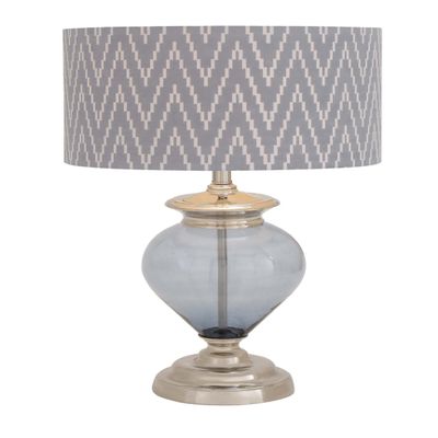 Deco 79 40172 Glass Metal Table Lamp 27"H