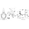 Pfirst Series Single Control 4" Centerset Bathroom Faucet LG1426000 view 2