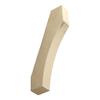 Fypon 3-3/8"W x 24"H x 12"P Architectural Knee Brace,Wood-Grained Cove/Arch view 1