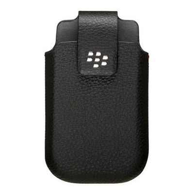 Blackberry HDW-31350-001 Leather Swivel Holster Curve 3G - Non-Retail Packaging - Black
