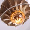 Homelava Pendant Light Shade Modern Wood Fixture Hanging Light Glass Shade Pendant Fixture Lamp for Bedroom view 4