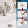 REGALMIX Bathroom Sink Drain, Vessel Sink Pop Up Drain,Built-in Anti-Clogging Strainer, Sink Drain Assembly Without Overflow Brushed Nickel,(1-1/2" to 1-3/4") RWF082B view 3