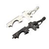 GOSONO 2 pc of 8 in 1 Stainless Steel Multi-function Tool Keychain Outdoor Survival Gear view 1