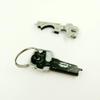 GOSONO 2 pc of 8 in 1 Stainless Steel Multi-function Tool Keychain Outdoor Survival Gear view 2